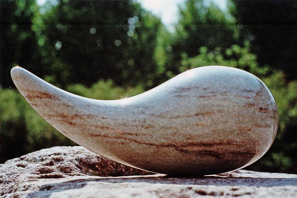 1985. Cristallina Marmor. Länge 25cm