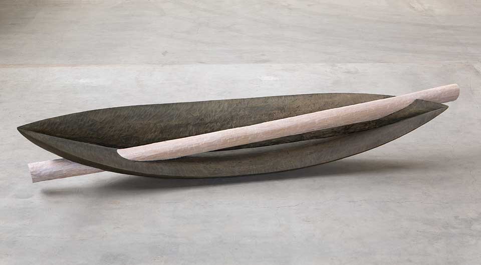 2014. Eichenholz und Farbe. 290x55x60cm
